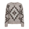 ONLY Azu L/S Strik Sweater - String