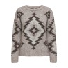 ONLY Azu L/S Strik Sweater - String