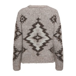 ONLY Azu L/S Strik Sweater - String