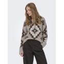 ONLY Azu L/S Strik Sweater - String