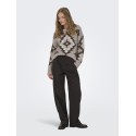 ONLY Azu L/S Strik Sweater - String