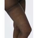 ONLY Ea 20 Denier Glimmer Tights - Sort / Silver Lurex