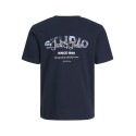 JACK & JONES JUNIOR Yuki T-shirt - Sky Captain