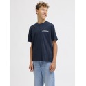 JACK & JONES JUNIOR Yuki T-shirt - Sky Captain