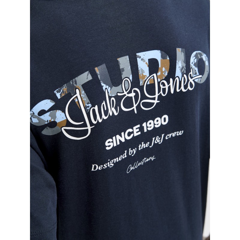 JACK & JONES JUNIOR Yuki T-shirt - Sky Captain