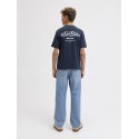 JACK & JONES JUNIOR Yuki T-shirt - Sky Captain