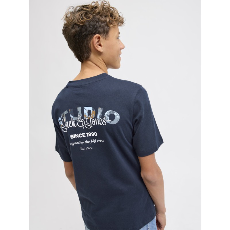 JACK & JONES JUNIOR Yuki T-shirt - Sky Captain