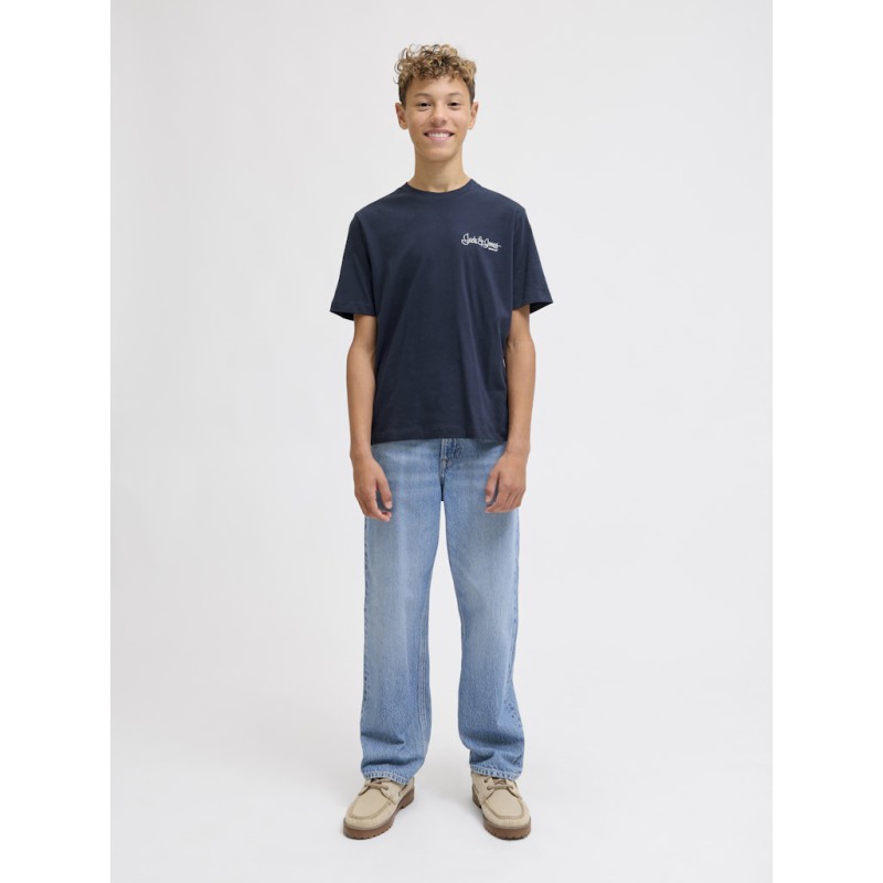 JACK & JONES JUNIOR Yuki T-shirt - Sky Captain