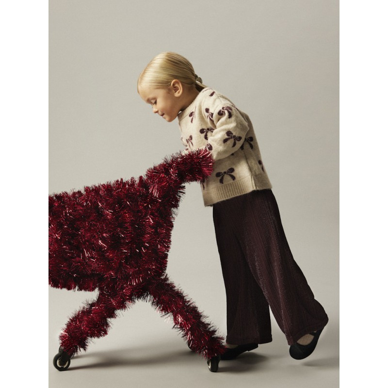 NAME IT MINI Risilk Bukser - Burgundy