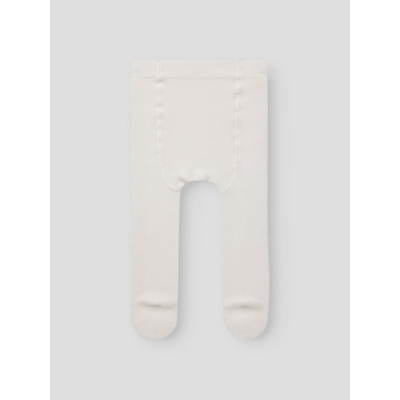 NAME IT BABY Rifa Terry Frotté Strømpebukser - Cloud Dancer