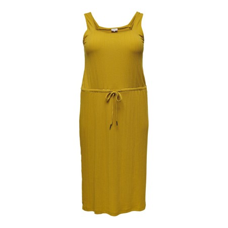 ONLY CARMAKOMA Sophia Stropkjole - Golden Spice