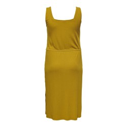 ONLY CARMAKOMA Sophia Stropkjole - Golden Spice