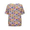 ONLY CARMAKOMA Mazing Smock Top - Aruba Blue