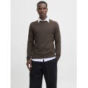 JACK & JONES Emil crew neck pullover - Mulch / Twist