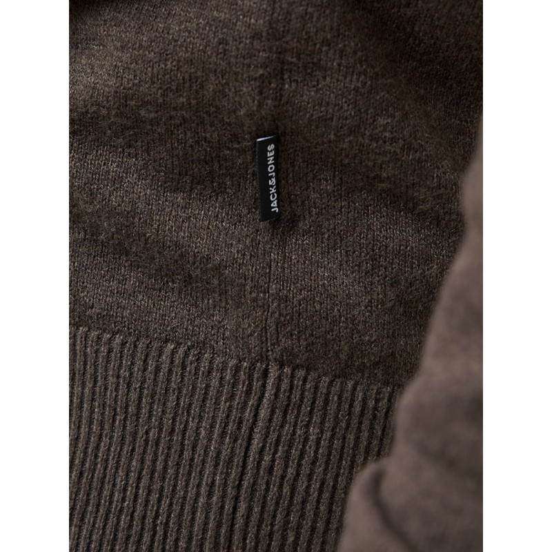 JACK & JONES Emil crew neck pullover - Mulch / Twist