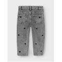NAME IT MINI Bella Mom Jeans - Medium Grey Denim / Stars