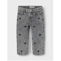 NAME IT MINI Bella Mom Jeans - Medium Grey Denim / Stars
