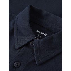 NAME IT MINI Ronalo L/S Skjorte - Navy Blazer