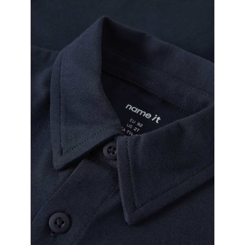 NAME IT MINI Ronalo L/S Skjorte - Navy Blazer