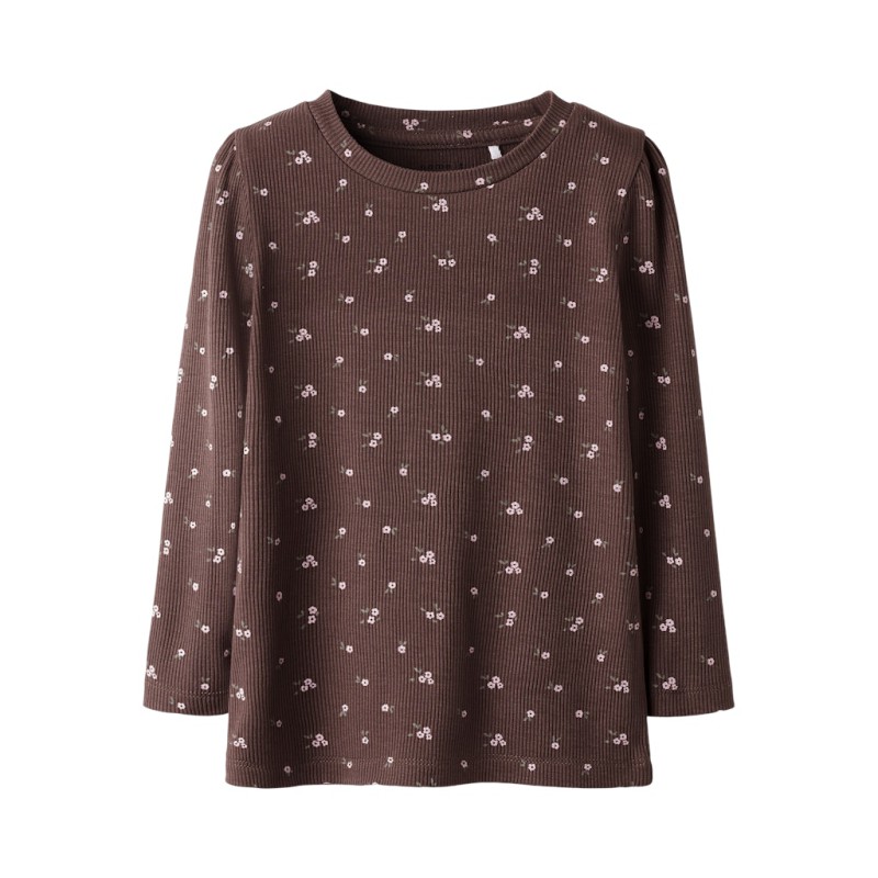 NAME IT MINI Soho L/S Bluse - Peppercorn