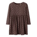NAME IT MINI Soho L/S Kjole - Peppercorn