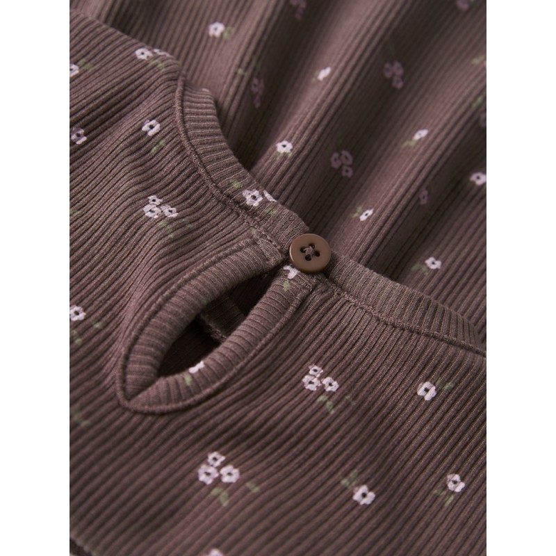 NAME IT BABY Soho L/S Kjole - Peppercorn