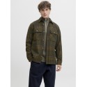 JACK & JONES Rayle Melange Ternet Overshirt - Peat