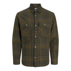 JACK & JONES Rayle Melange Ternet Overshirt - Peat