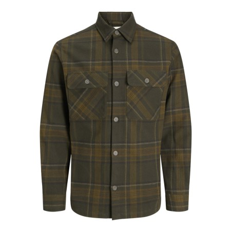 JACK & JONES Rayle Melange Ternet Overshirt - Peat