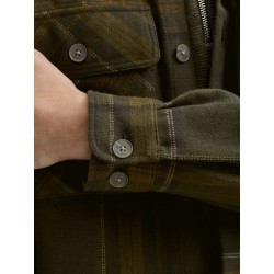 JACK & JONES Rayle Melange Ternet Overshirt - Peat