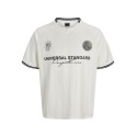 JACK & JONES Cover Retro Football T-shirt - Cloud Dancer