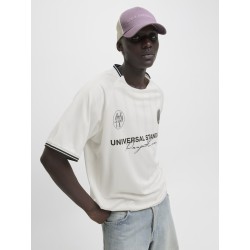 JACK & JONES Cover Retro Football T-shirt - Cloud Dancer