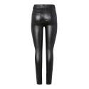 PIECES Highskin Glitter Jeggings - Sort / Glitter