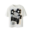 NAME IT KIDS Cola Fifae T-shirt - Cloud Dancer