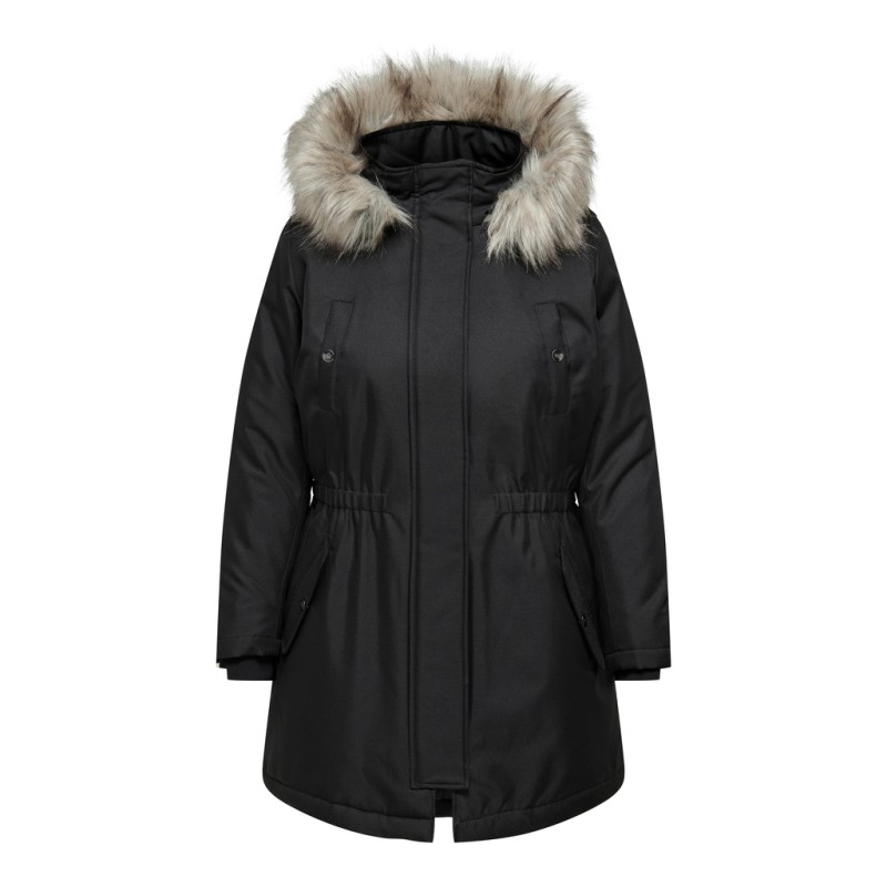 ONLY CARMAKOMA Irena Parka Jakke - Sort