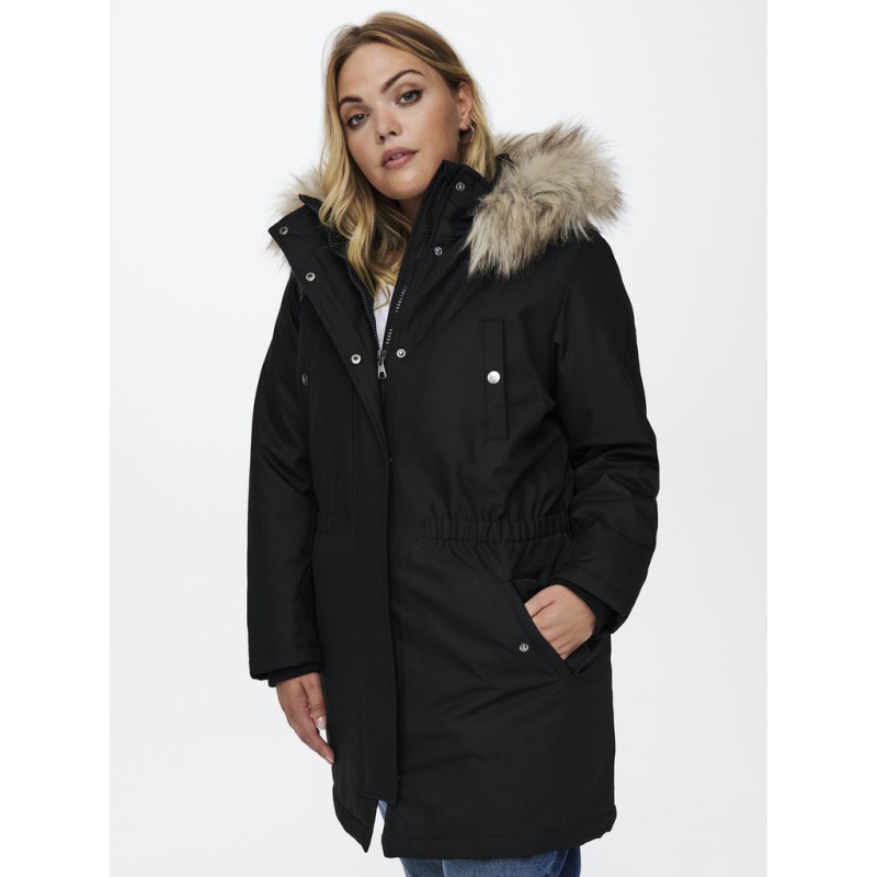 ONLY CARMAKOMA Irena Parka Jakke - Sort