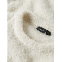 LMTD Roucle L/S Strik Sweater - Antique White