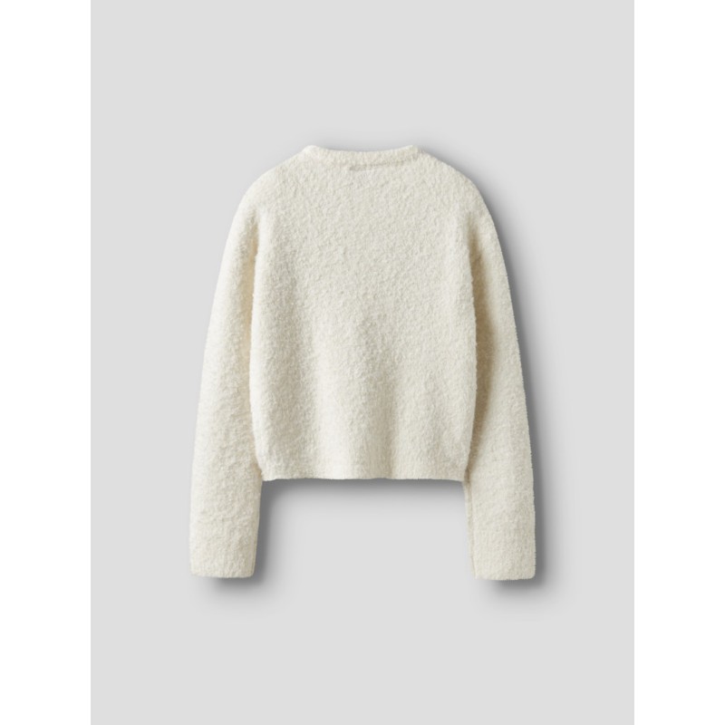 LMTD Roucle L/S Strik Sweater - Antique White