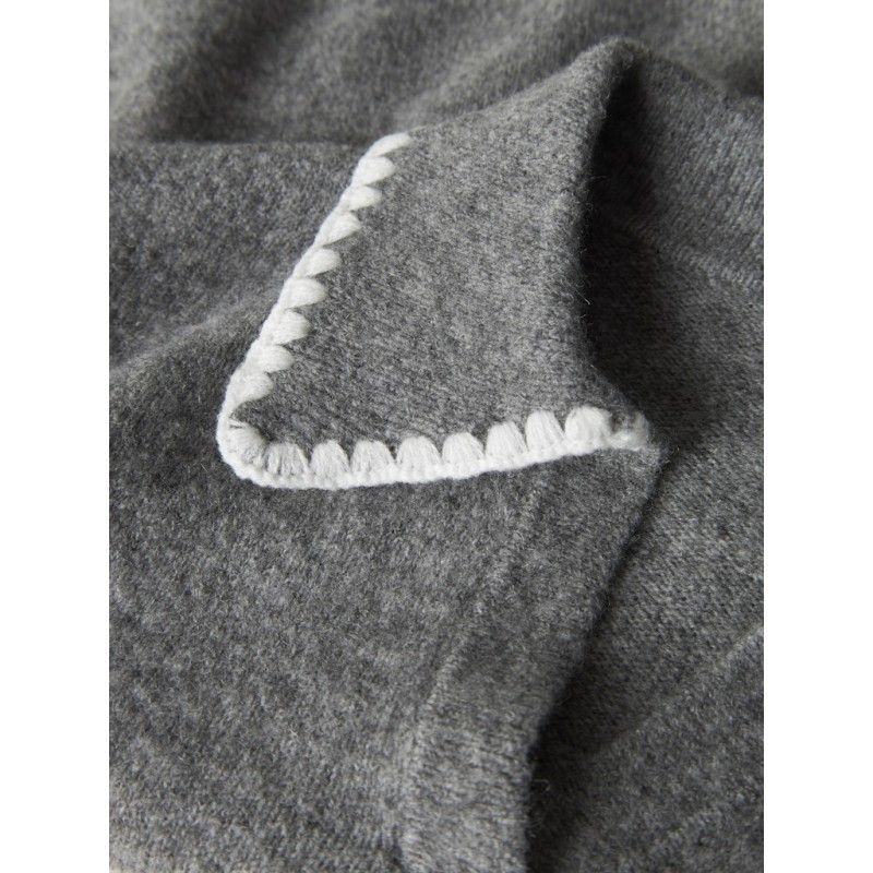 NAME IT KIDS Rikasa L/S Strik Polo - Grey Melange