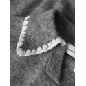 NAME IT MINI Rikasa L/S Strik Polo - Grey Melange