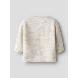 NAME IT BABY Rikimmi L/S Strik Cardigan - Peyote Melange