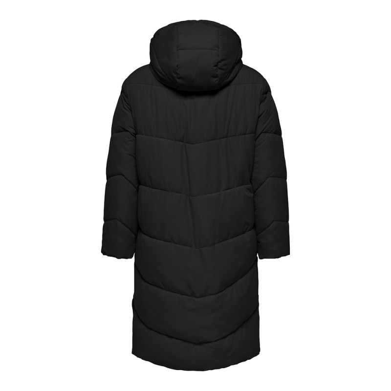 ONLY CARMAKOMA Maggi Lang Dynejakke - Sort