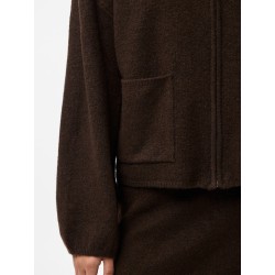 PIECES Junna L/S Strik Cardigan - Hot Fudge