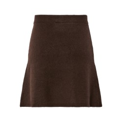 PIECES Junna Strik Nederdel - Hot Fudge