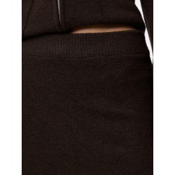 PIECES Junna Strik Nederdel - Hot Fudge