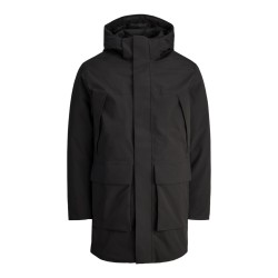 JACK & JONES PLUS Moon Parka Jakke - Sort