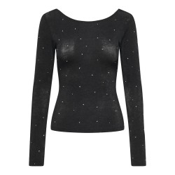 JDY Prime L/S Bluse - Sort