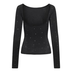 JDY Prime L/S Bluse - Sort