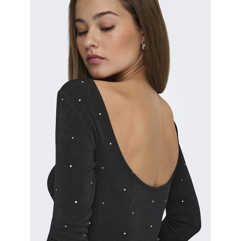 JDY Prime L/S Bluse - Sort