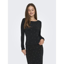 JDY Prime L/S Bluse - Sort